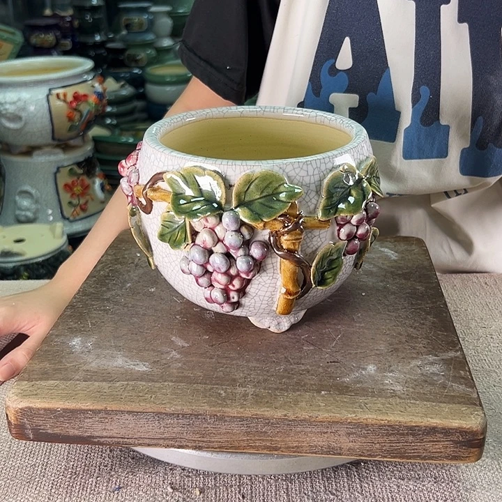 泳坤堂石湾盆陶瓷