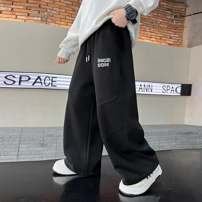 儿童装男童裤子春秋款2025新款秋季男孩中大童秋装卫裤运动长裤潮