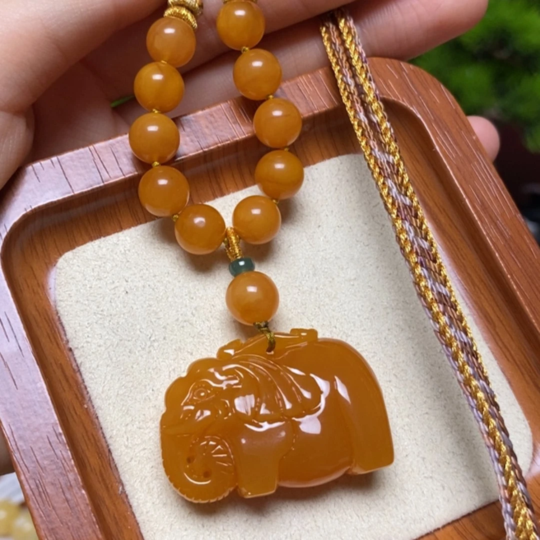 【闪购商品】未镶嵌颈饰蜜蜡项链