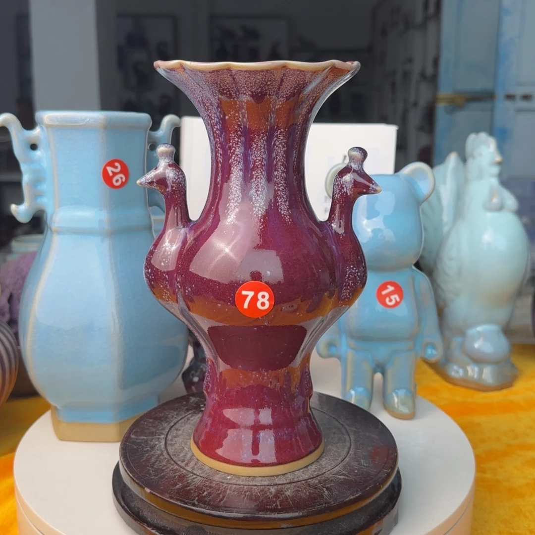 陶摆件郑家钧窑摆件