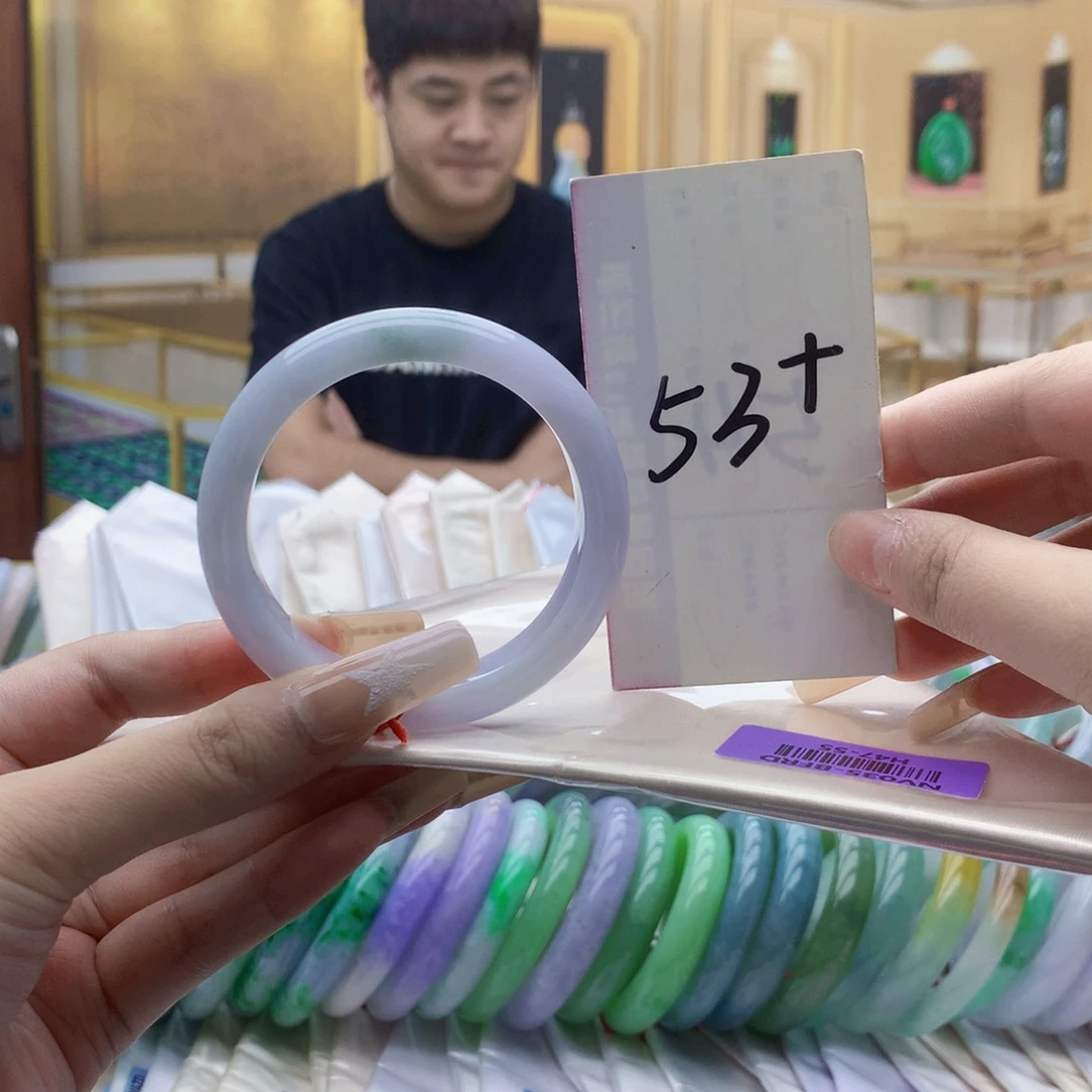 翡翠未镶嵌手镯mm