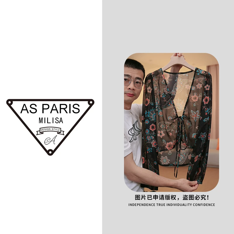 深圳南油卖爆了 XX同款原版面料  今年超火新款夏季上衣9110