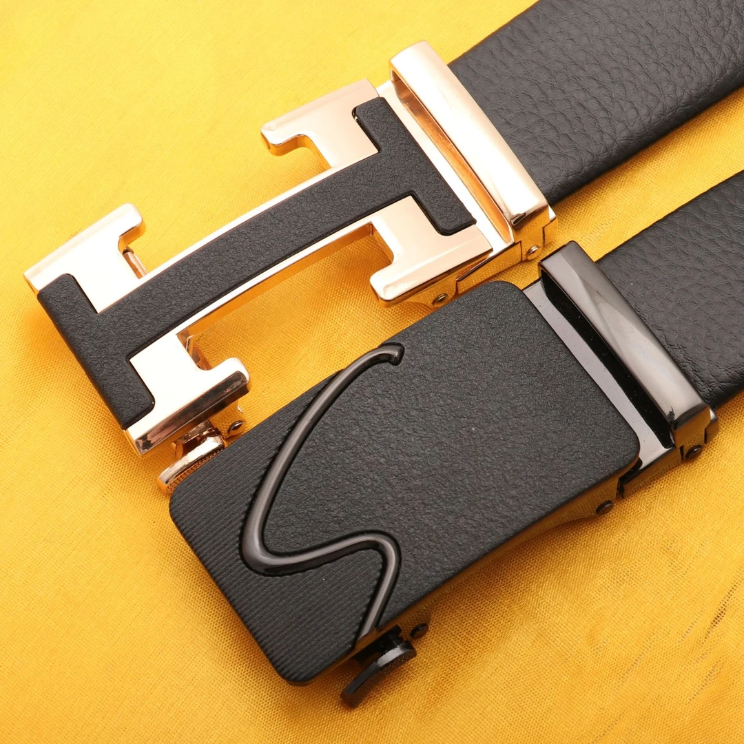 皮带男士真皮自动扣头牛皮腰带男款商务男式裤带休闲高档时尚百搭