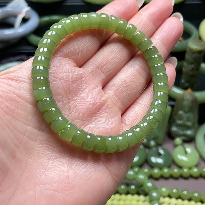 和田玉未镶嵌手链