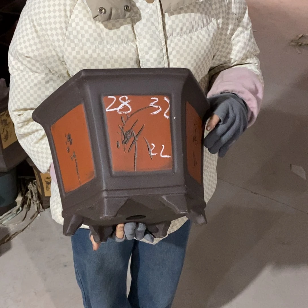 紫砂花盆紫砂花盆