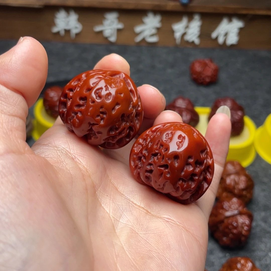 吊坠文玩核桃文玩核桃 手把件 百年 34