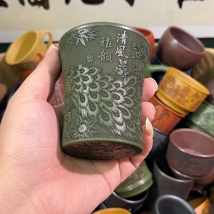 茶杯紫砂全手工紫砂主人杯