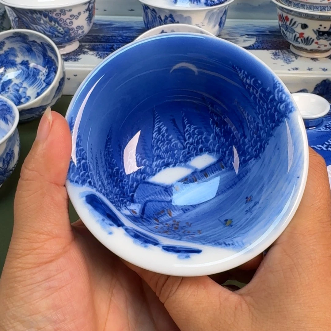 景德镇纯手绘茶具具圆圆297