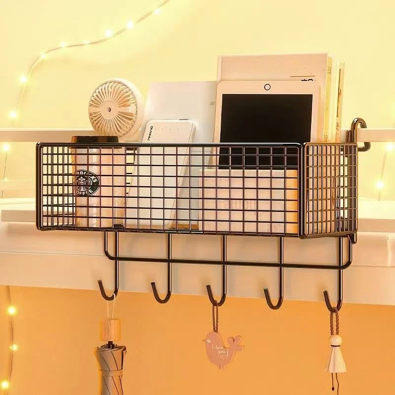 宿舍床边挂篮床上置物架办公收纳筐大学生寝室收纳盒上铺下铺神器