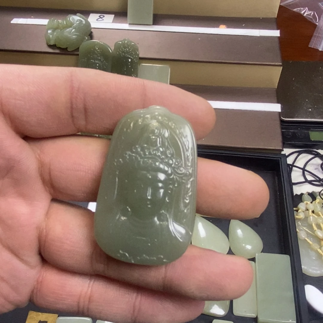 颈饰未镶嵌和田玉道*045