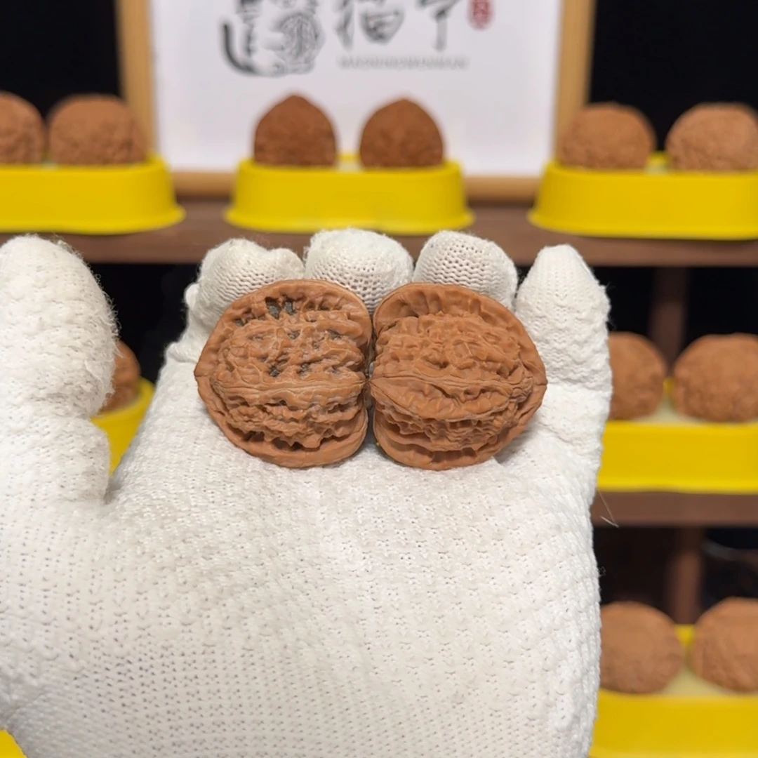 吊坠文玩核桃全品38尺三角白