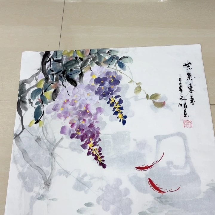 国画国画作品多次