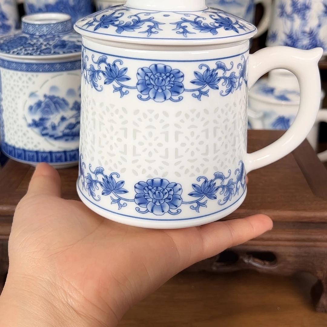 景德镇高温陶瓷办公杯