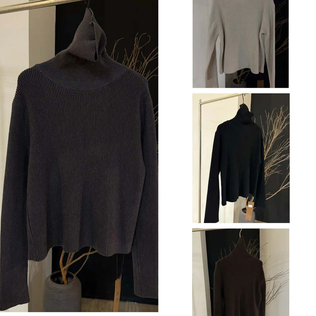 （NW）极简抗起球高领短款毛衣160斤以内（F1006）