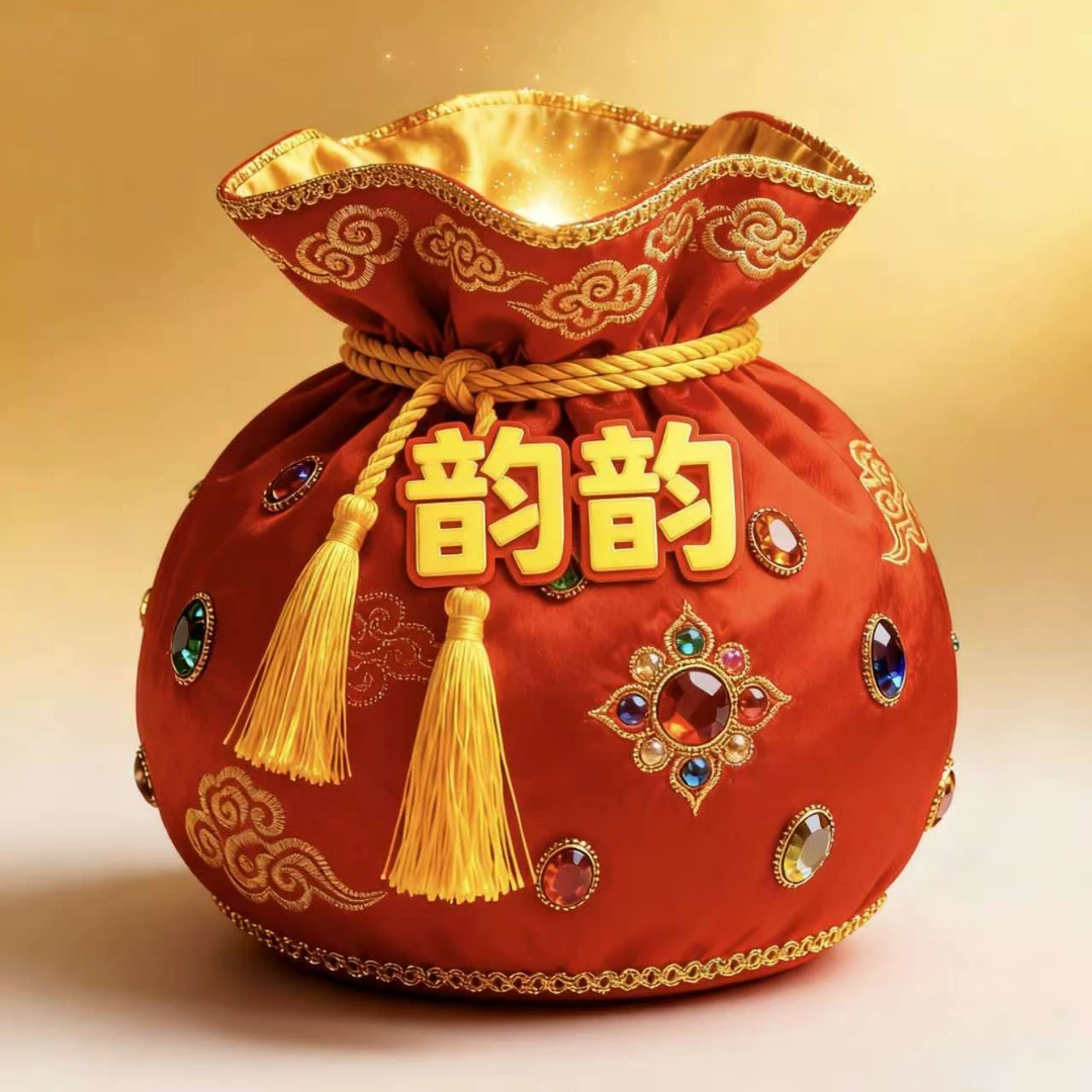 開韵【老师推荐】十二生肖手绘锦囊挂饰车挂香包