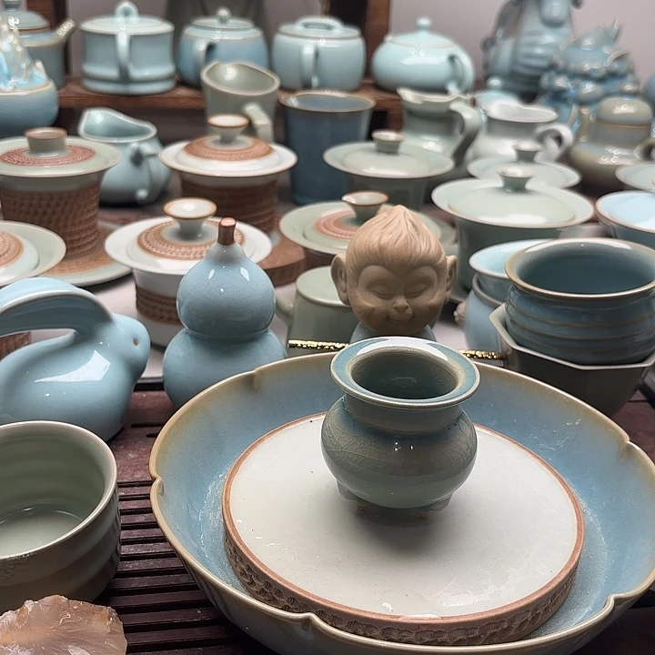 天蓝釉，高度5，一级品，香插