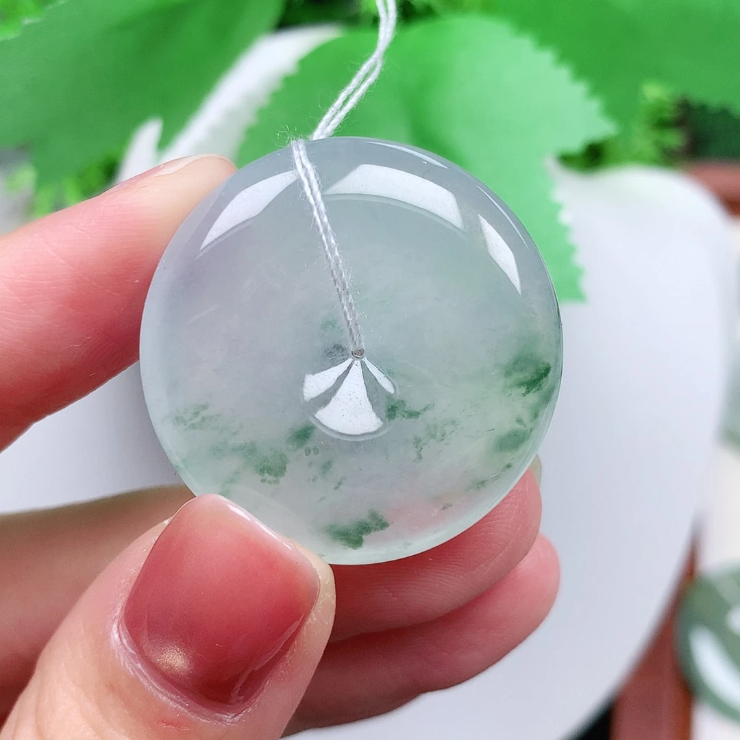 翡翠未镶嵌颈饰平安31-6.4