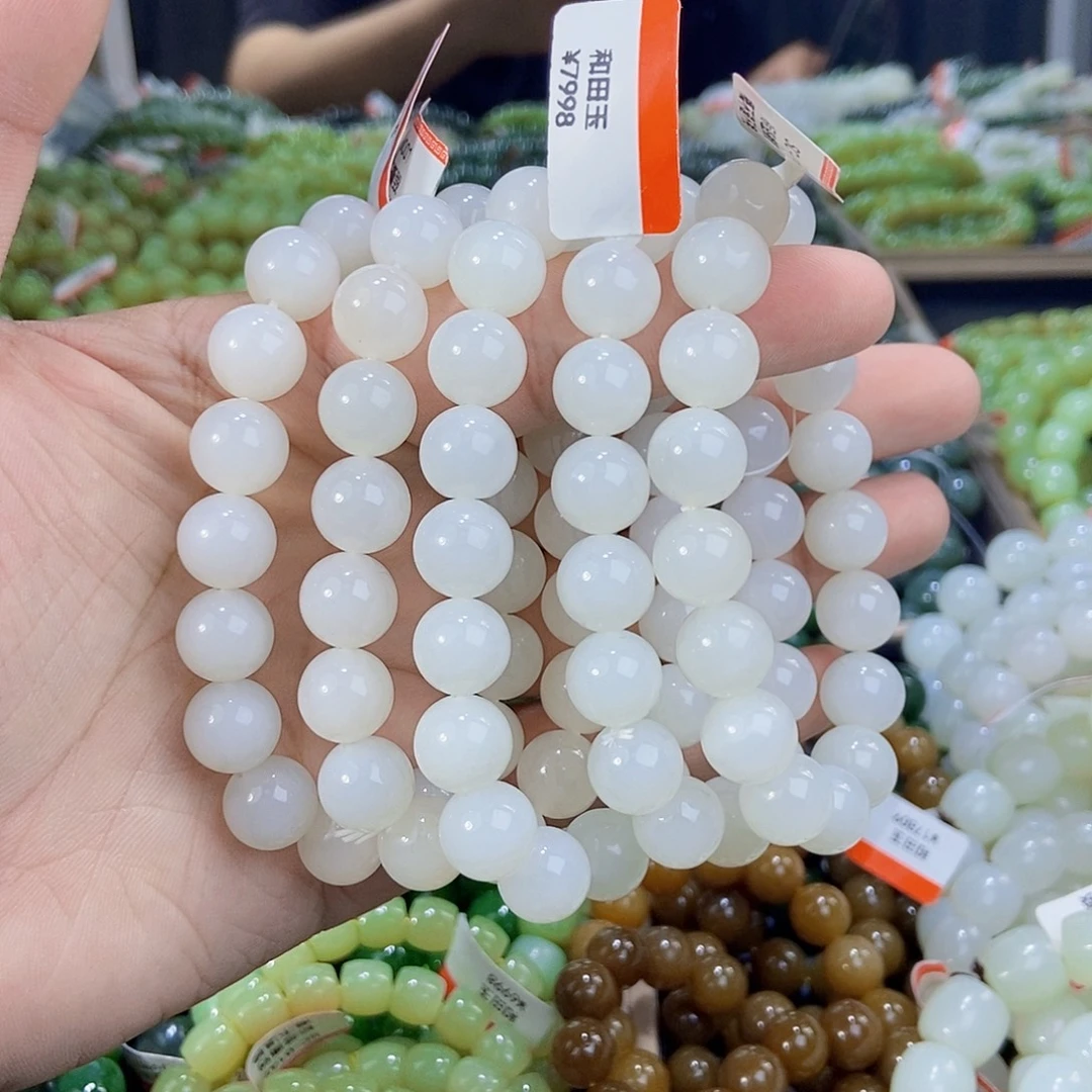 未镶嵌手串和田玉纯天然卡12且末天天泰料多样性发一