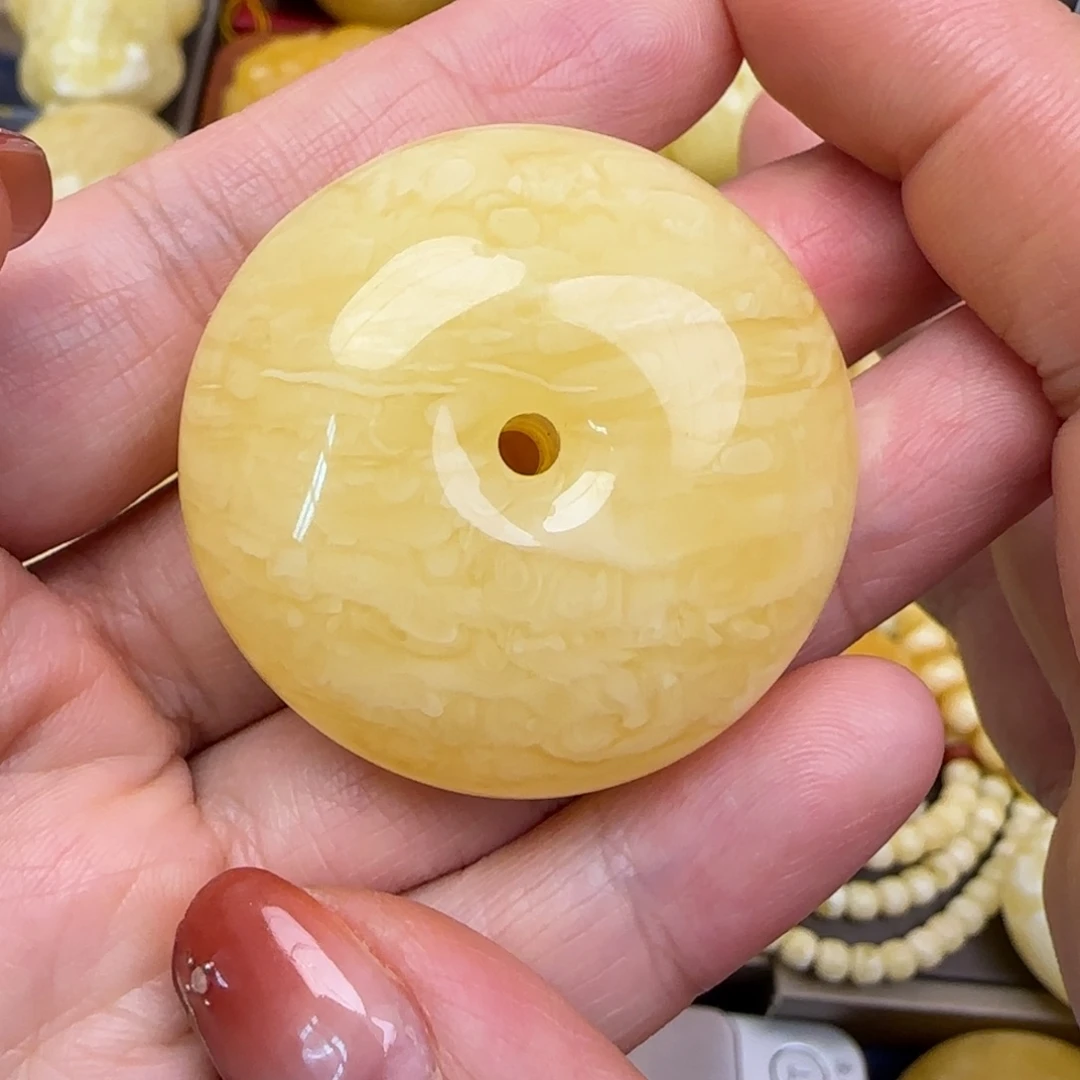 蜜蜡颈饰未镶嵌天然蜜蜡