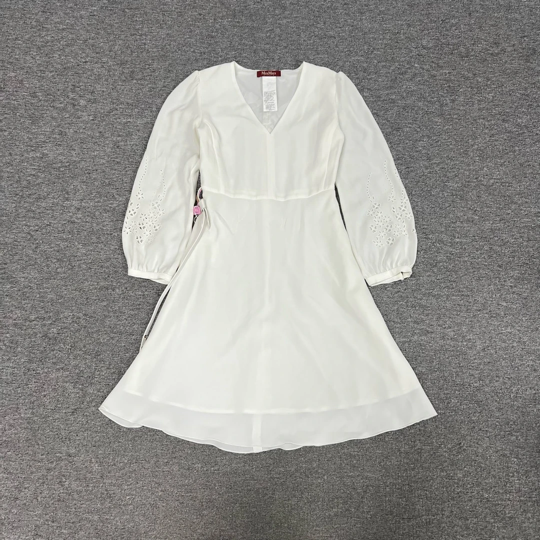 99新 AMIPARIS maxmara 泡泡袖连衣裙