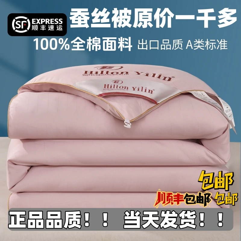 五星级酒店100%正品蚕丝被单人学生宿舍桑蚕丝秋冬被冬被加厚保暖