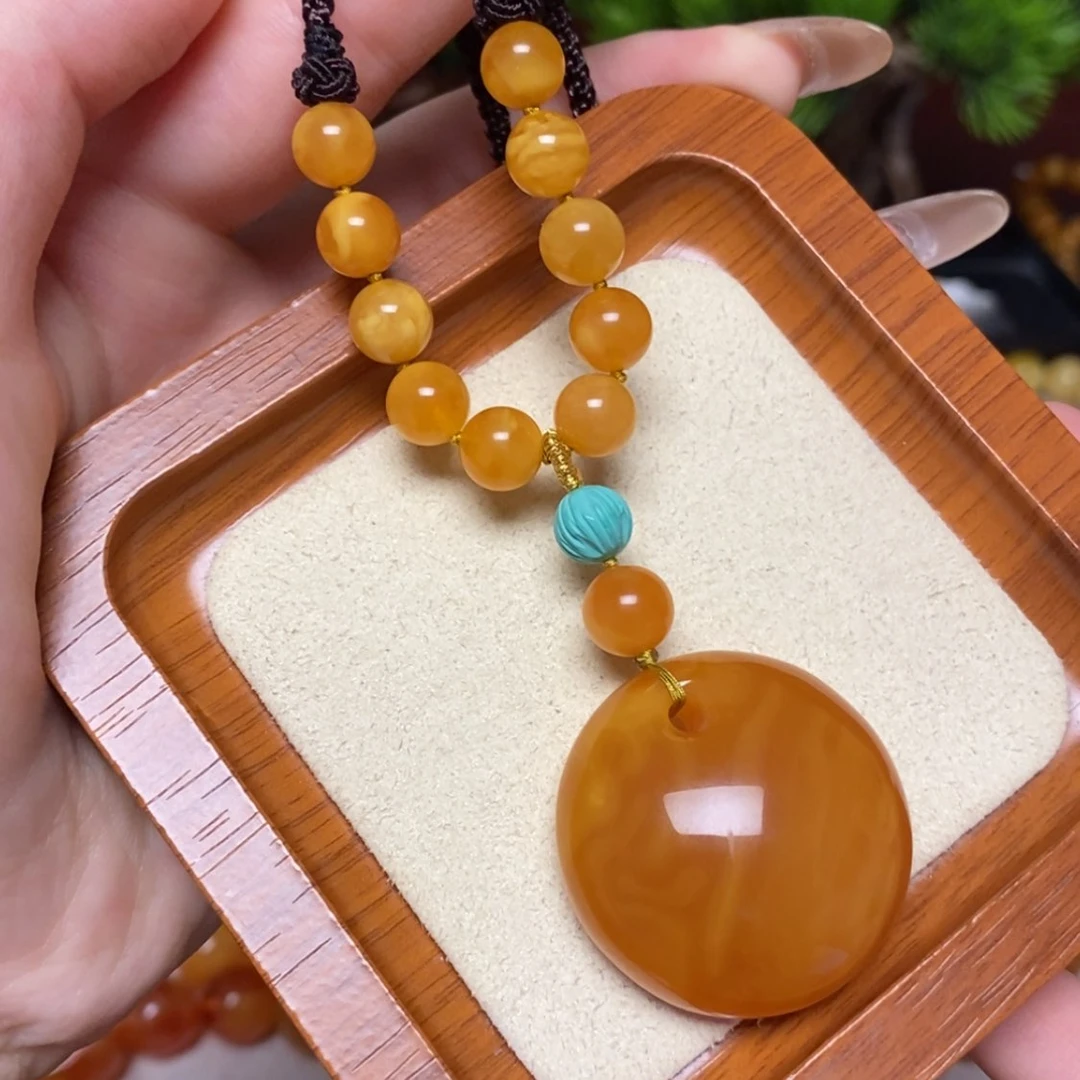 【闪购商品】未镶嵌颈饰蜜蜡项链