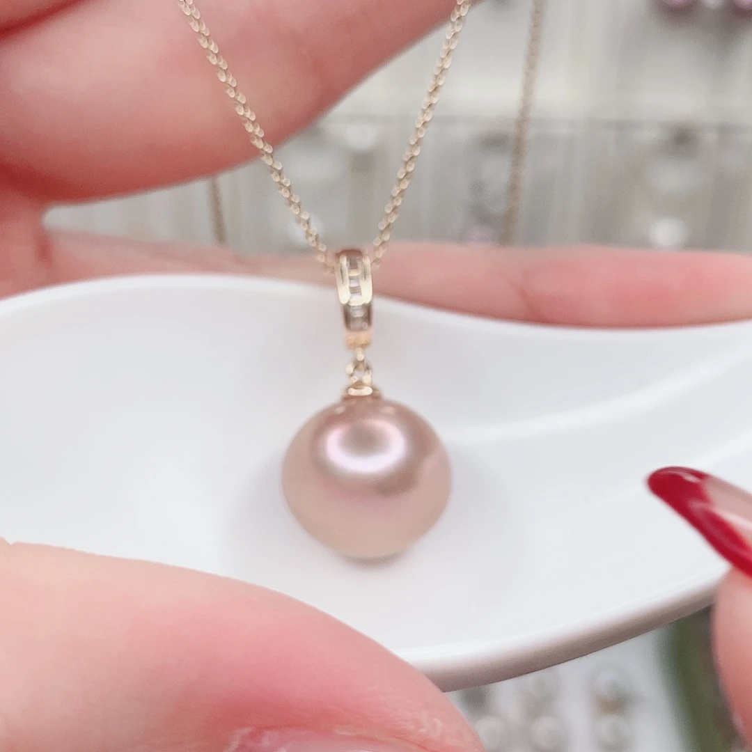 合金淡水珍珠吊坠(赠链)