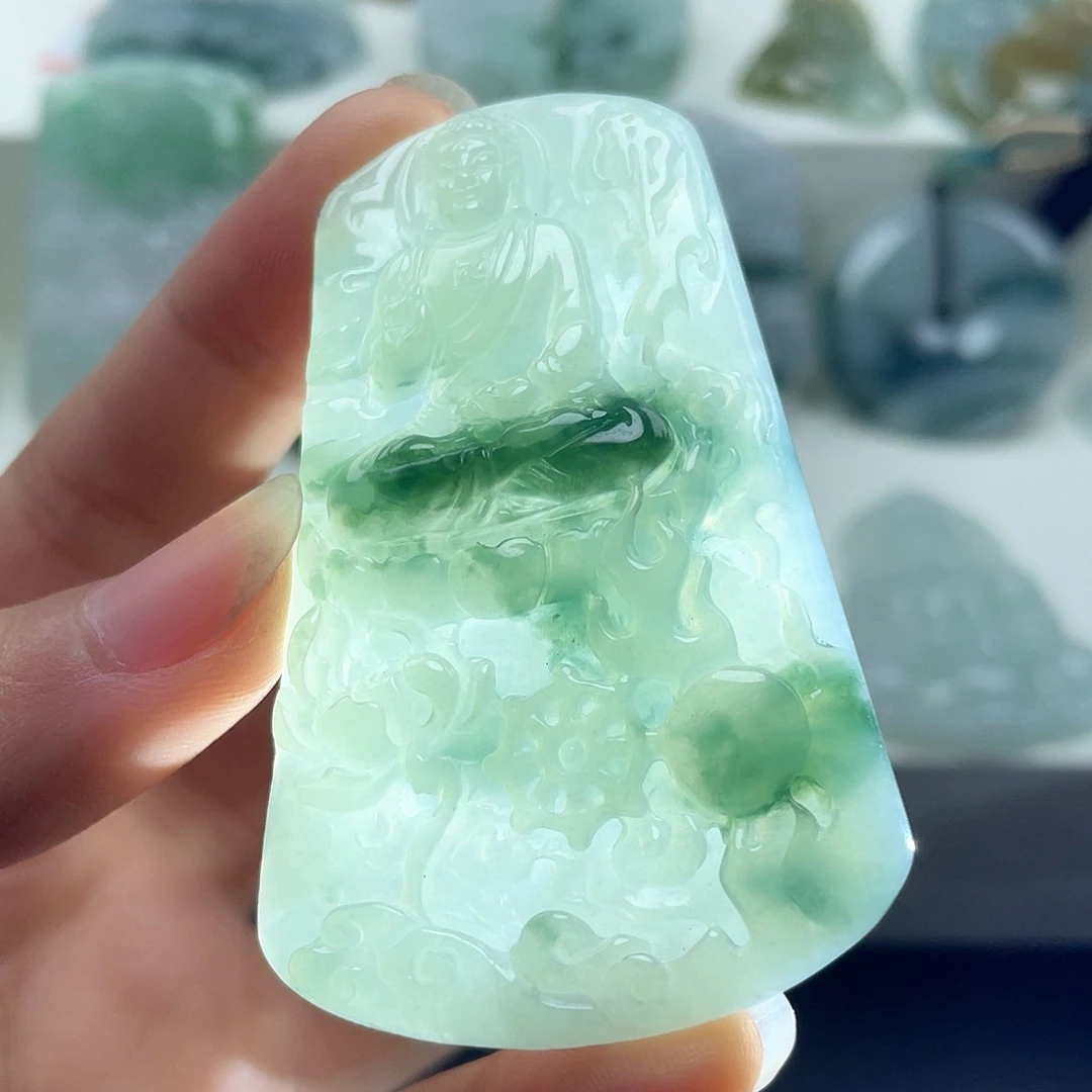 翡翠未镶嵌颈饰天然翡翠1111111