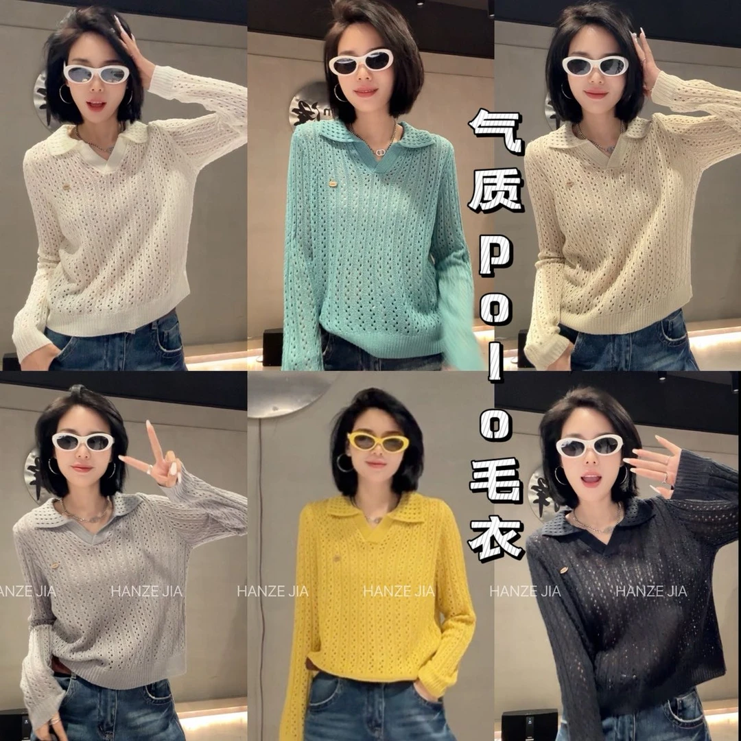 【寒泽出品】“气质polo毛衣”53006