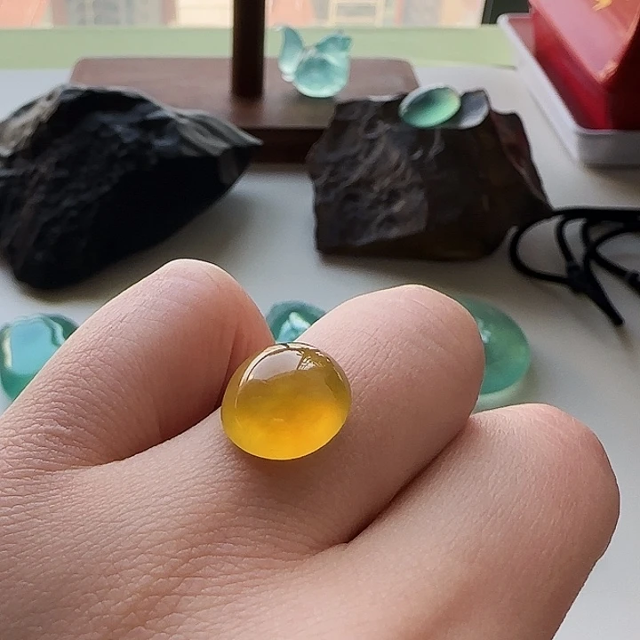 线***歌岫玉未镶嵌吊坠(不含链)