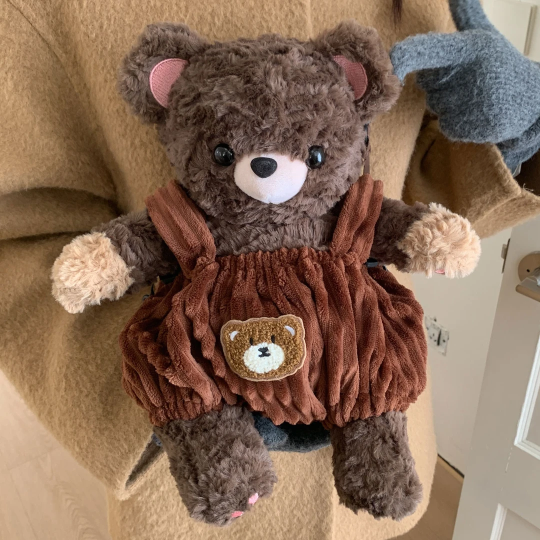 【QIANLUXI/千璐禧】 可爱卡通毛绒玩偶公仔背包轻便旅行游玩双肩包