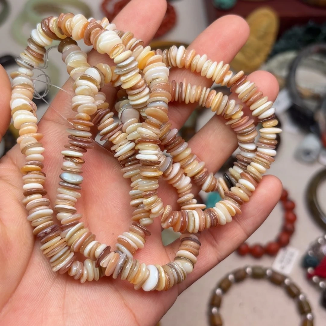 岫岩河磨玉（透闪石质玉）颈饰未镶嵌