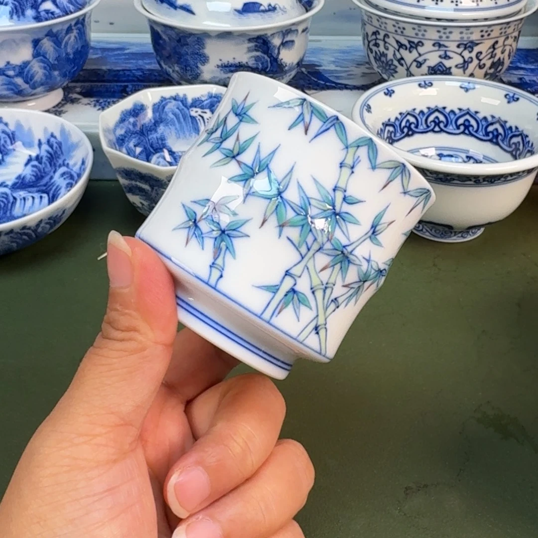 景德镇纯手绘茶具圆圆266