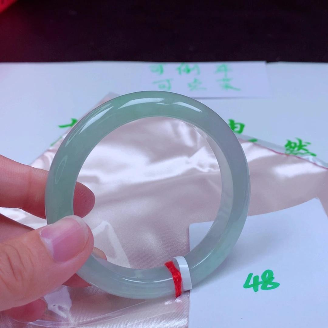 未镶嵌手镯翡翠缅甸天然A货翡翠手镯55