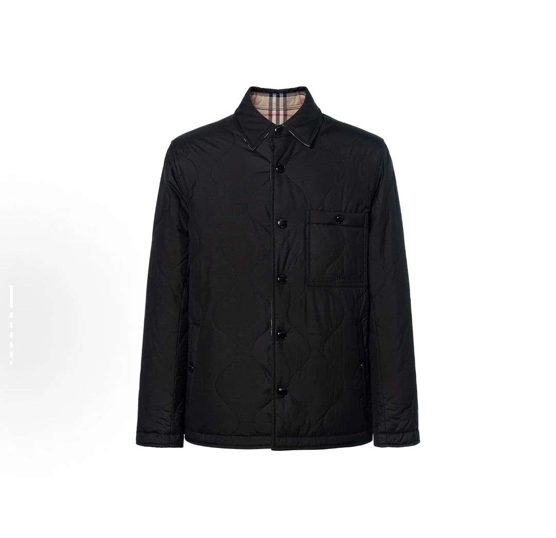 未使用 BURBERRY/博柏利 【奢品国际集合】格纹双面穿夹克棉服