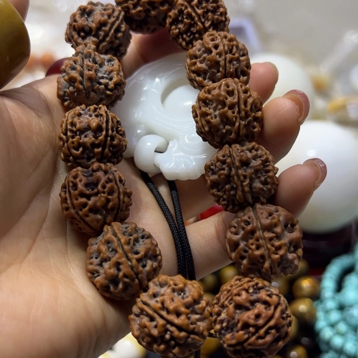 核桃手串/手链高冰锁