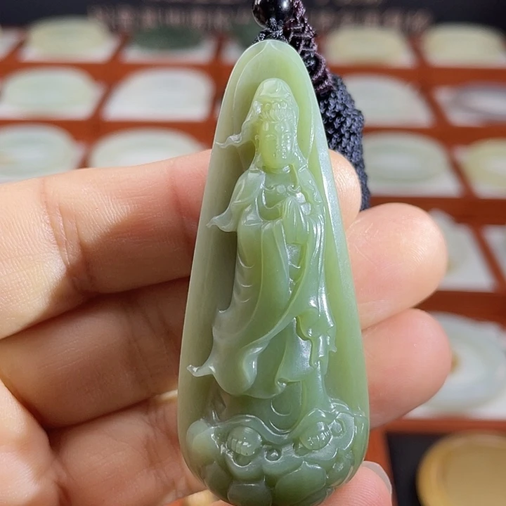 和田玉颈饰未镶嵌析木玉