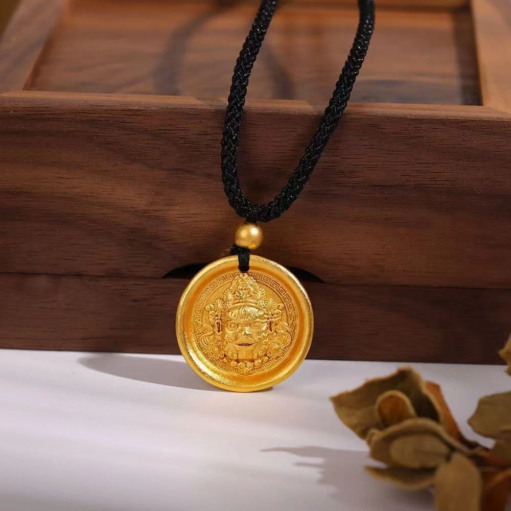 吊坠足银 吊坠足银 【黄财财】足银999吊坠传承经典时尚