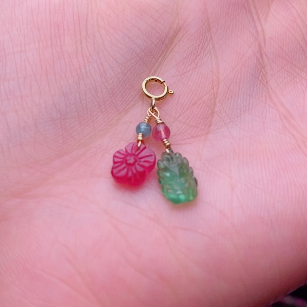 颈饰未镶嵌碧玺小提溜yy