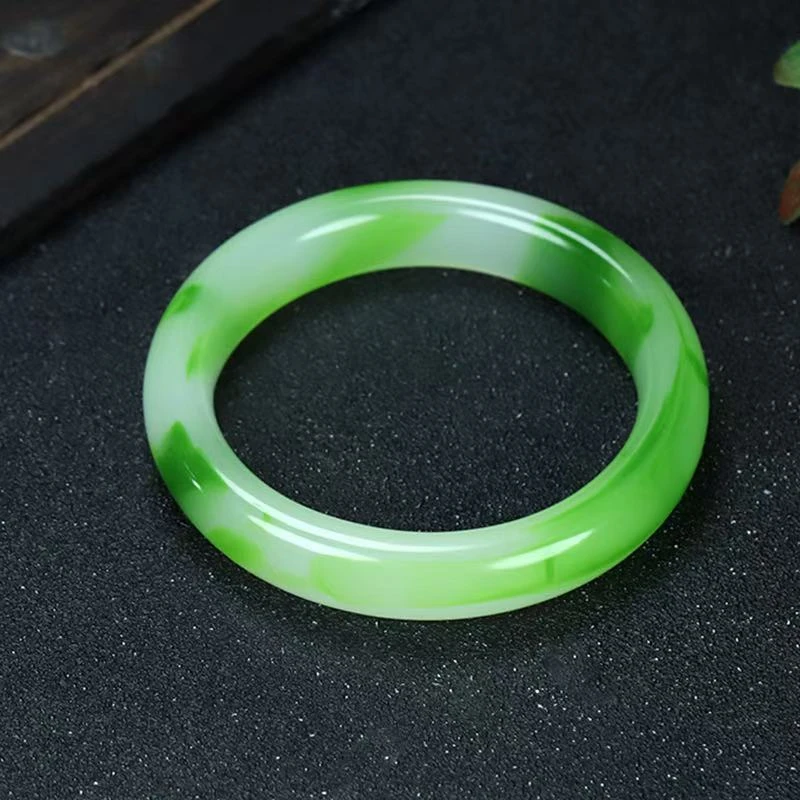 翠绿飘花新款光面女士