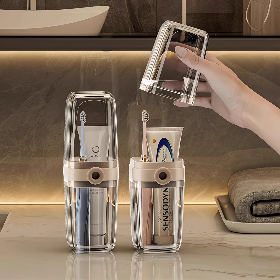 旅行洗漱杯牙刷牙膏牙具杯子便携式牙缸收纳套装三合一旅游漱口杯