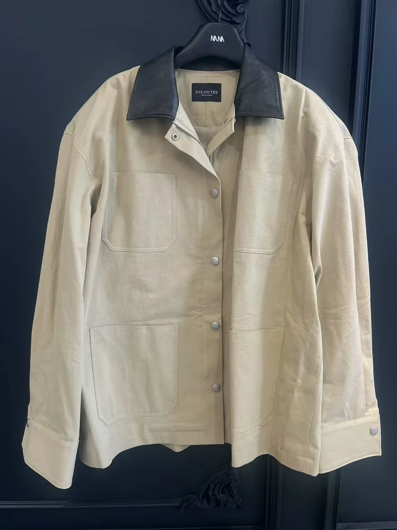 【NANA】春款设计款口袋短外套百搭