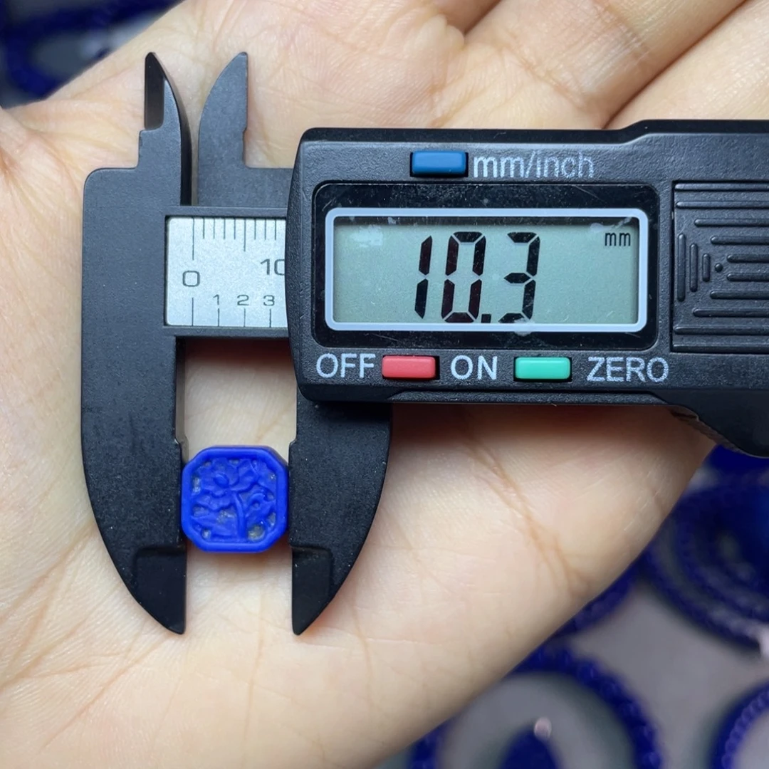 未镶嵌青金石10×10mm莲花配饰