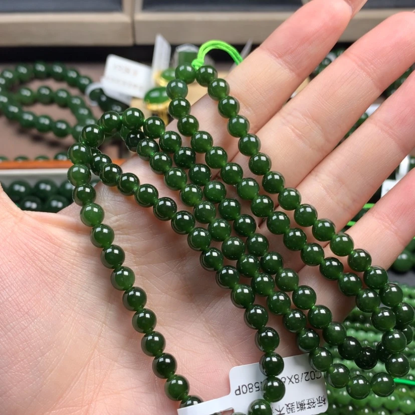 【闪购商品】和田玉（碧玉）颈饰未镶嵌6m