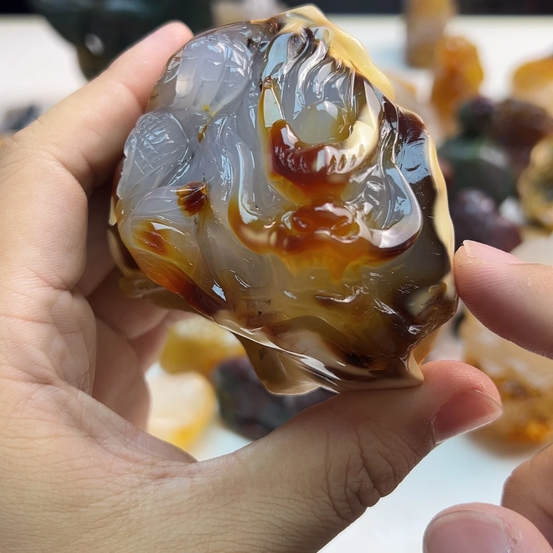 玛瑙/玉髓合金颈饰