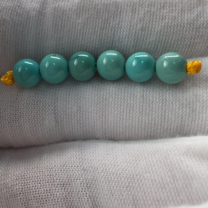 绿松石未镶嵌圆珠5.7mm