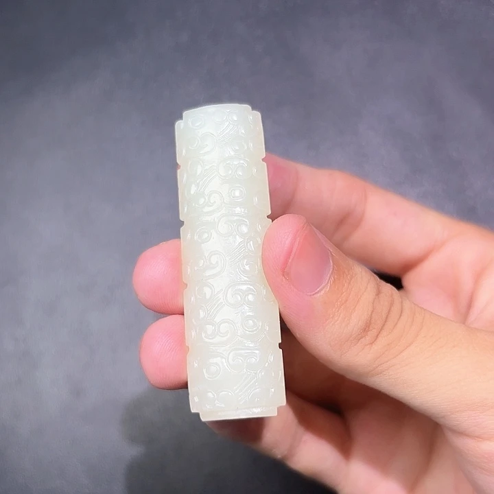 和田玉未镶嵌挂件巍*w