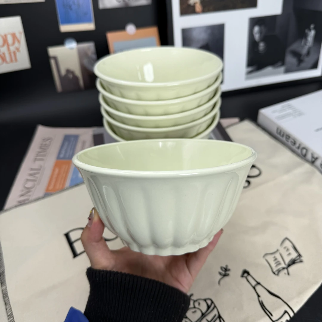 【4只装】雅枫6英寸面碗家用健康釉下彩陶瓷餐具