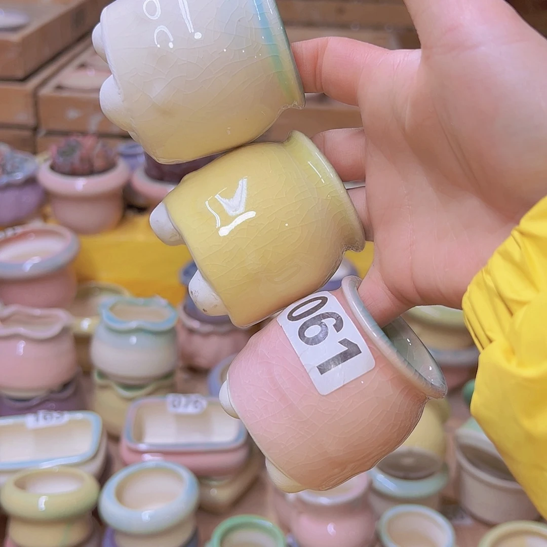 红陶陶瓷花盆当场满12包邮