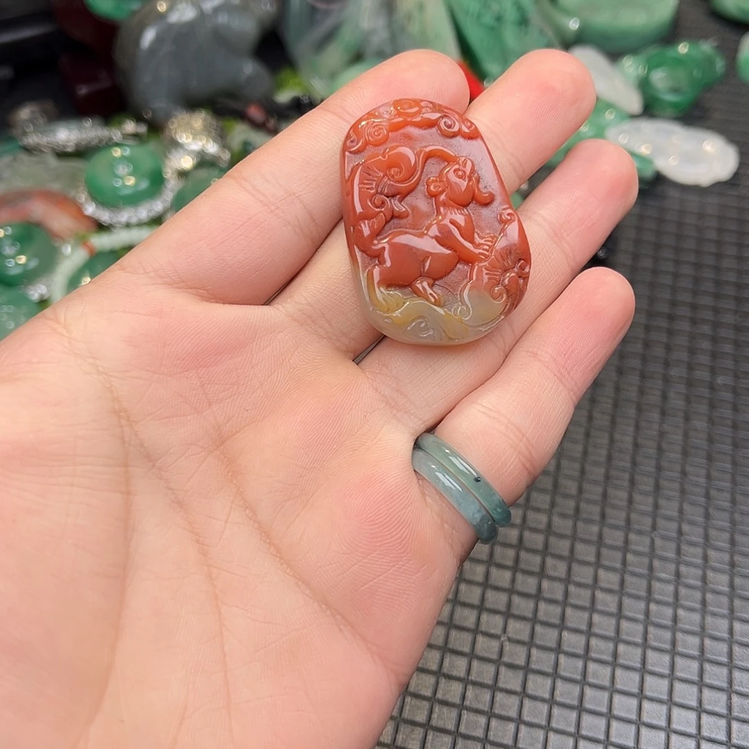 石英质玉（非洲翠）未镶嵌手链